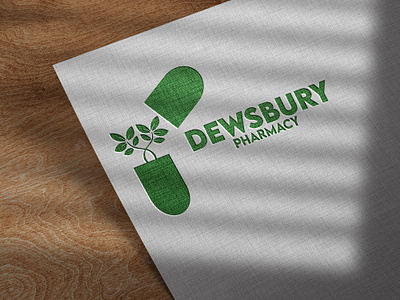 Dewsbury Pharmacy branding design graphic design illustration logo logodesign typography vector