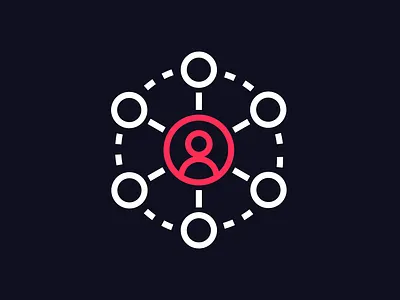 Connections - Icon Design adobe branding connect connection design graphic design icon icon design illustration illustrator logo ui ux vector