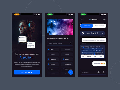 AI Assistant🧠 ai branding concept creative graphic design identity product ui ux