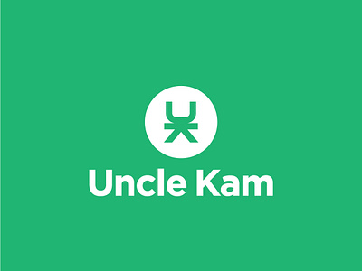 Uncle Kam Logo Design. branding creative design flat graphic design graphicsdesigner icon initial k ku letter logo logodesign logodesigner logoinspiration logomark professional u uk vector