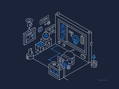 Future Store by Icon animation icon illustration motion graphics shop store