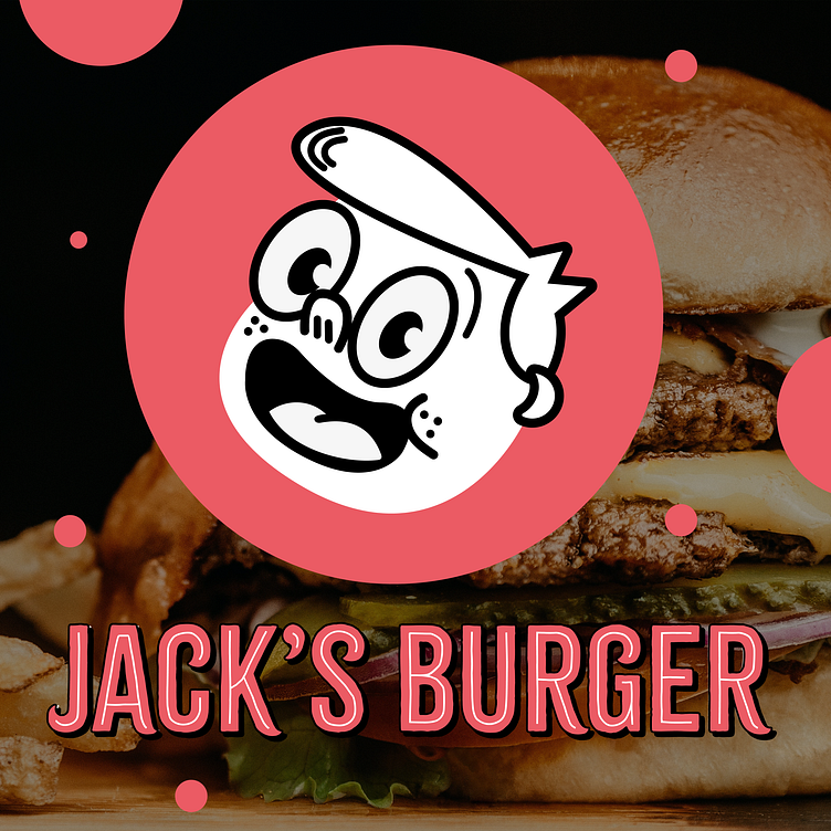 Jack's Burger Mascot Illustration & Logotype by Ryan Main on Dribbble