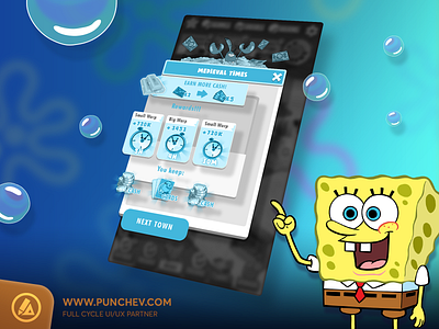 SpongeBob's Idle Adventures - UX game user experience game ux spongebob spongebobsidleadventures
