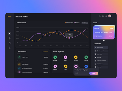 Finance Dashboard UI Concept dashboard finance ui uiux