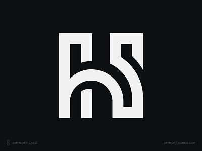 H/h Monogram design hh letter logo mark minimal monogram samadaraginige simple typography