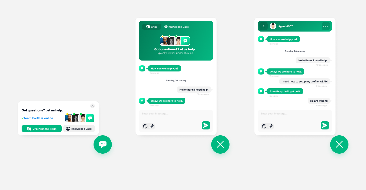 Floating Chat Widget By Aryabh On Dribbble