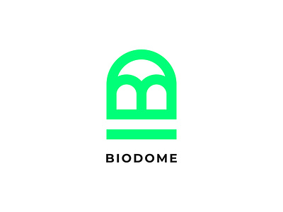 Biodome Logo Design brand identity branding clean graphic design logo logo design minimal minimalist typography ui