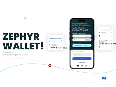 Zephyr Wallet- Mobile App budgeting app digital wallet expense tracking finance app mobile banking mobile payment mobile wallet ui money management payment app payment gateway personal finance secure transactions transaction history wallet app wallet app design wallet app icons wallet app screens wallet app ui kit wallet onboarding wallet ux design