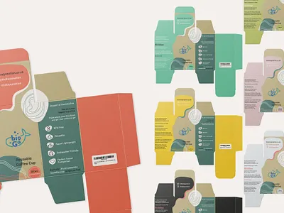 Reusable Cup Packaging 3d branding eco ecommerce graphic design packaging packaging design print product sustainable