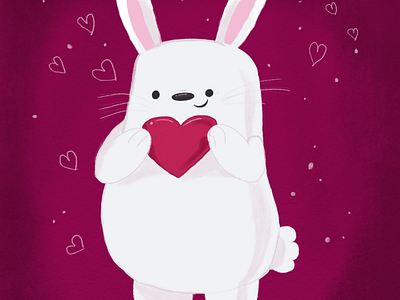 Cute bunny illustration❤️ cutebunny cuteillustrations digital digitalart digitalartist digitaldrawing illustration illustrationoftheday illustrator support