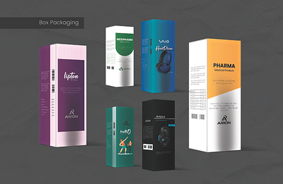 BOX PACKAGING adobe box box packaging branding design graphic illustration illustrator mockup packaging packing design photoshop psd