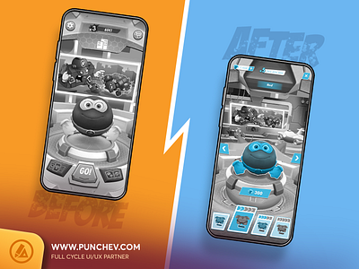 Red Ball Super Run - UX game character select game user experience game ux mobile game ux