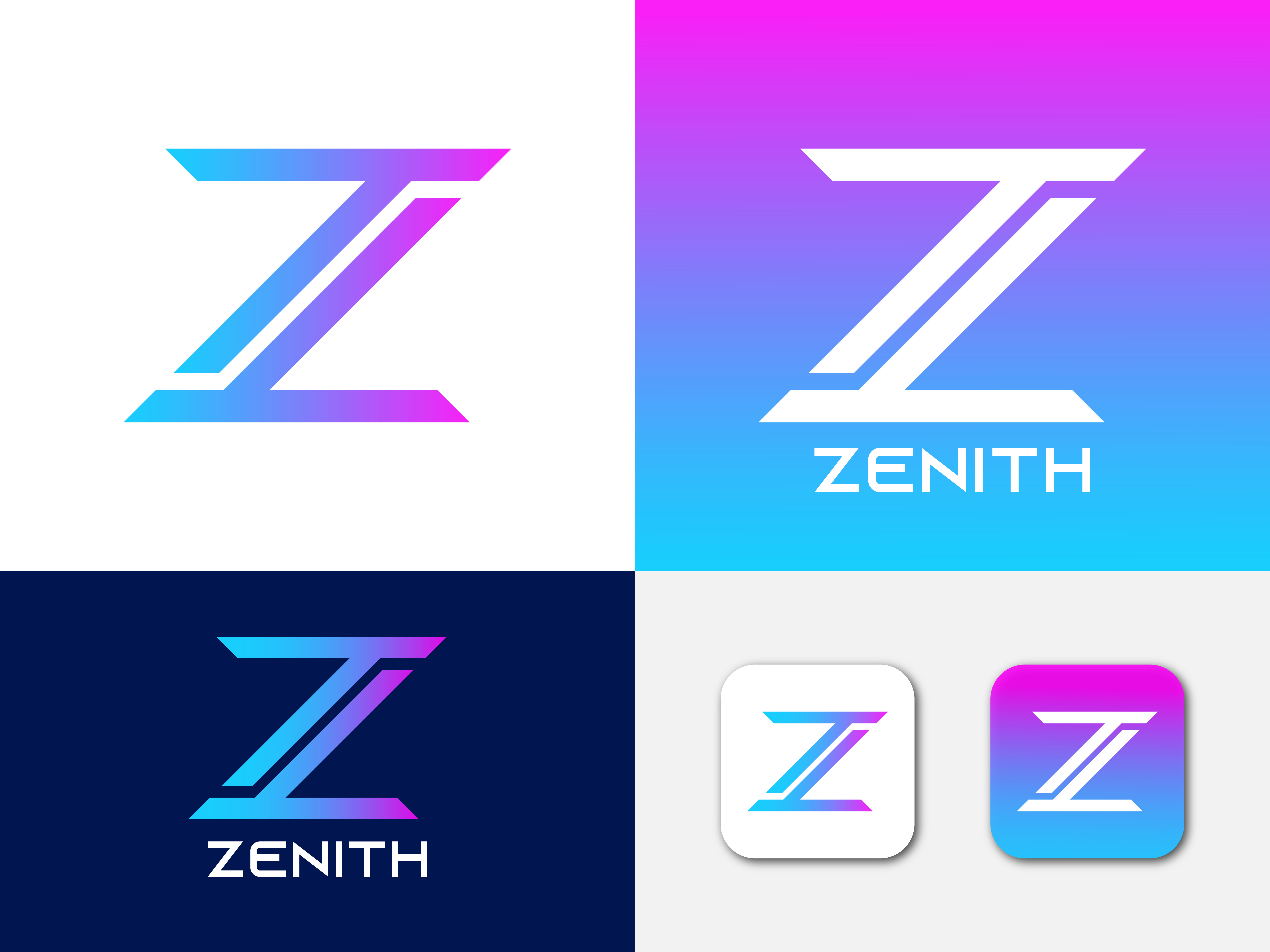 Letter 'Z' Modern, Minimal, Branding, Gradient, Logo Design 3d abstract app app logo branding creative logo design gradient logo graphic design illustration lettering logo logo design minimalist minimalist logo modern modern logo ui z logo