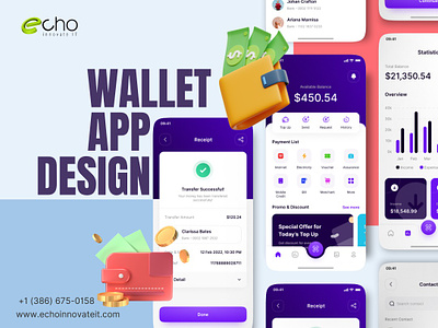 Wallet App Design app develpment development mobile app mobile app development wallet app wallet app design