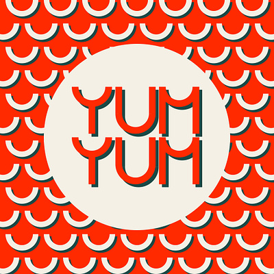 Logo - Yum Yum Truck branding design food food truck graphic design illustration logo street food typography vector yummy