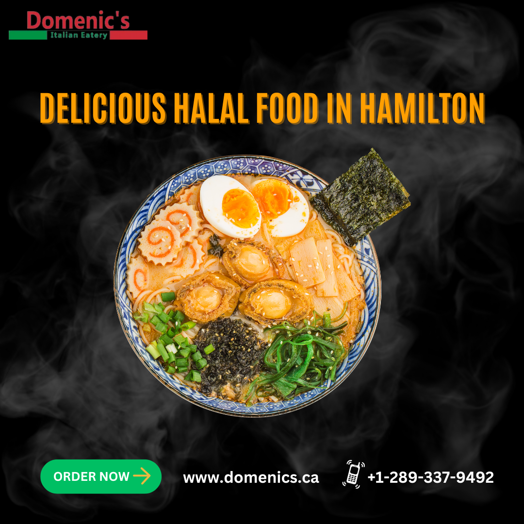Delicious Halal Food in Hamilton by Domenics Italian Eatery on Dribbble