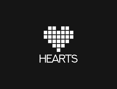 Hearts abstract logo branding gradient logo it logo logo startup logo