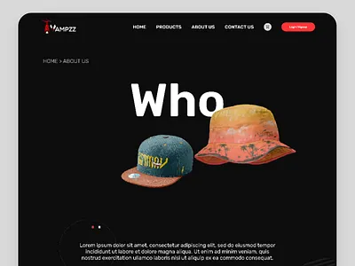 Cap E Commerce Website buy cap cart commerce e commerce sell shop shopping shopping ui ui
