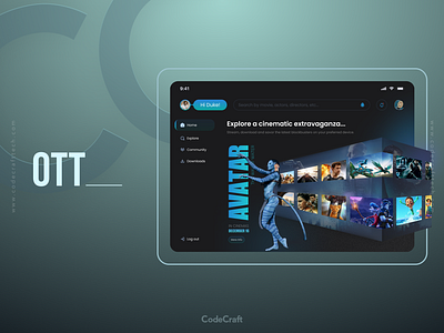OTT App design mobile app ott app tv app ui ux