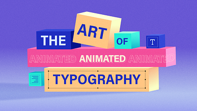 The Art of Animated Typography 2d animation art cartoon character illustration