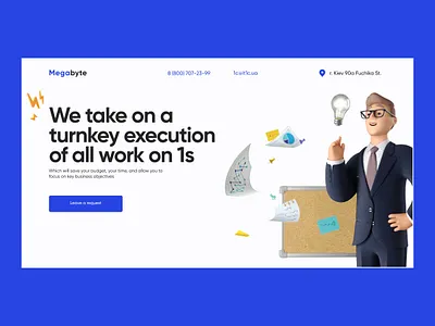 1C marketing agency - 1c 3d agency app business company corporate website design illustration marketing agency minimalist sales typography ui uiux ux web web site