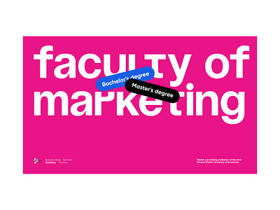 Faculty of marketing - design web site advertising app design faculty graphic design marketing promotion sales target ui uiux vector web webdesigner