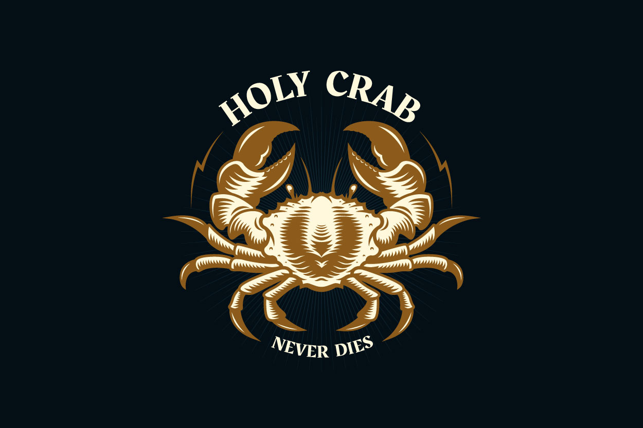 Holy Crab Logo by zulhanip on Dribbble