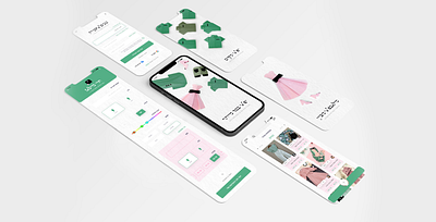 The hanger - an application for second-hand clothes app design graphic design logo typography ui ux