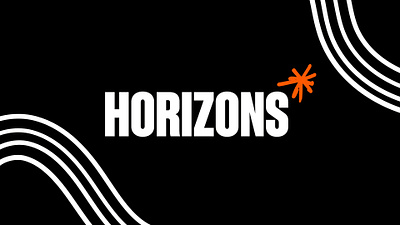 Horizons* children's charity brand identity asterisk brand identity branding charity grunge logo motion graphics orange stripes urban web design