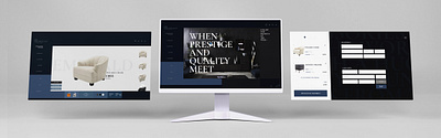 Home accessories website design graphic design typography ui ux