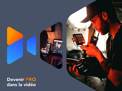 Devenir PRO dans la vidéo book brand identity branding camera design icon logo logos logotype paris video