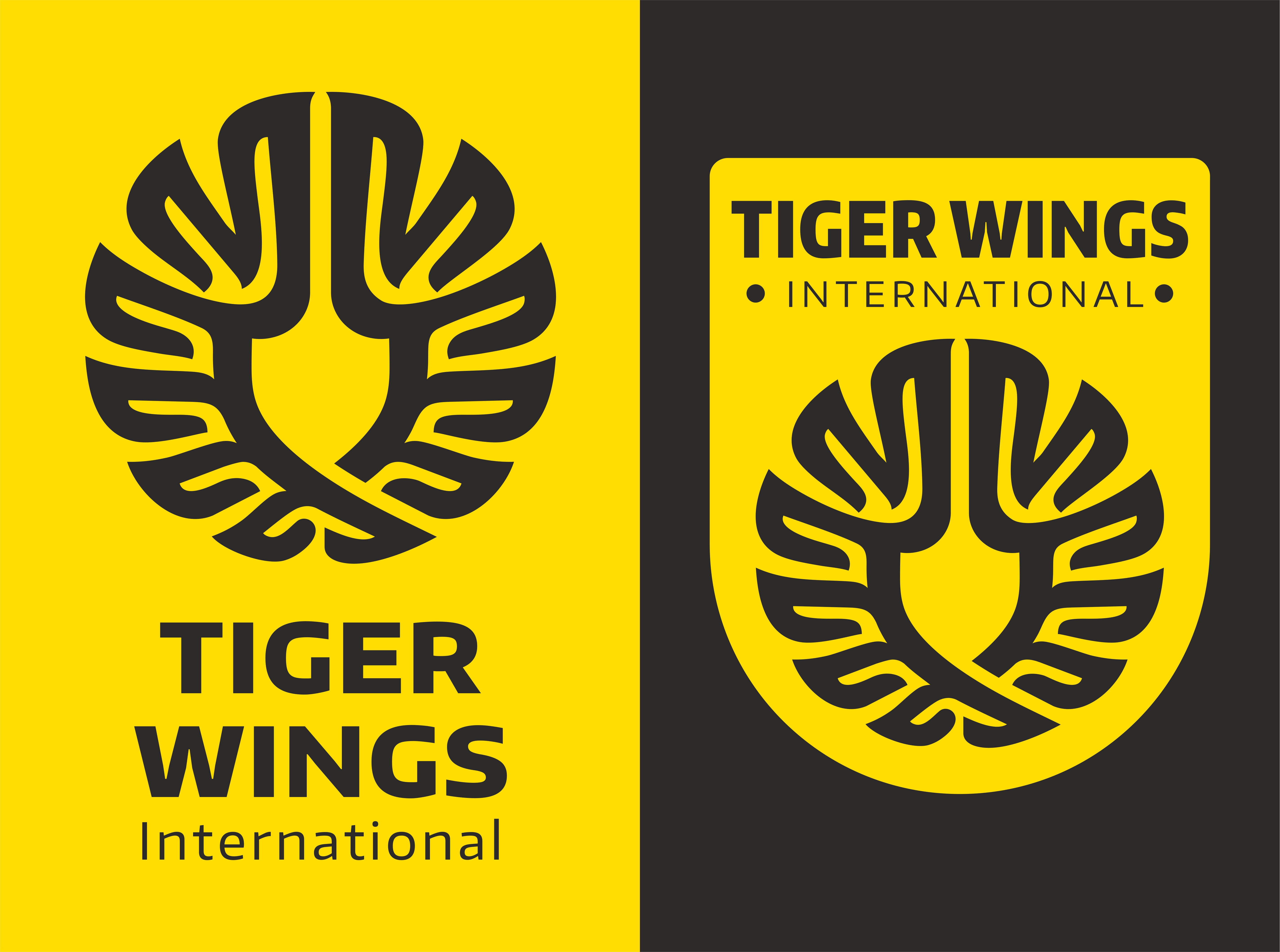 Wings logo modern wings logo wing circle wings logo