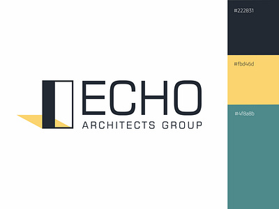 ECHO Architect's gr Visual identity design branding design graphic design illustration logo vector