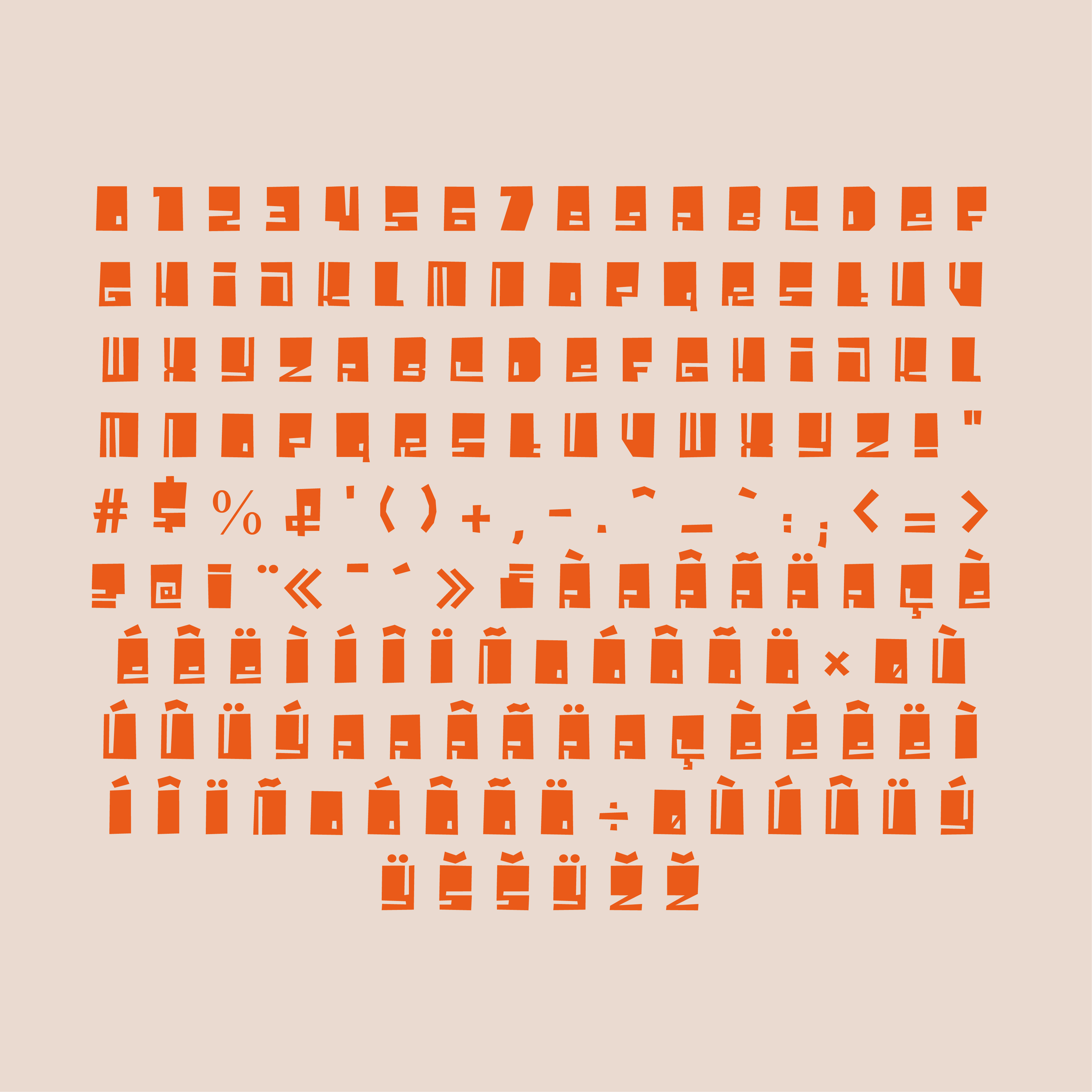 Example of Custom Font