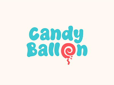 Candy Balloon - logo design logo