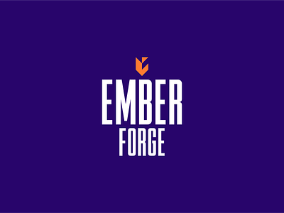 Ember Forge Logo graphic design logo
