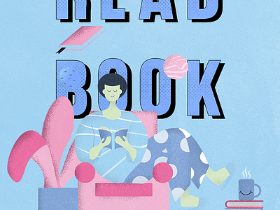 illutration read book book graphic design illustration