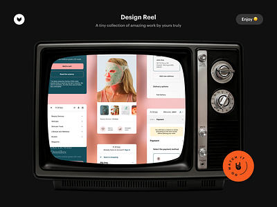 Design Reel – Go watch it! app design design reel icon motion graphics product design product designer reel ui