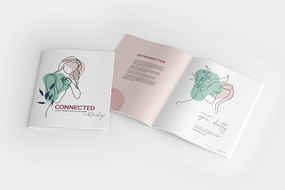 Connected Curriculum Workbook booklet design branding design design graphic design illustration pamphlet print design workbook design