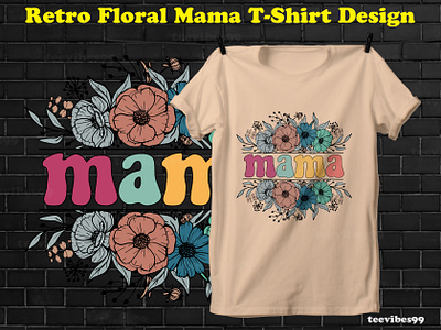 Flower Tshirt designs, themes, templates and downloadable graphic