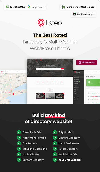 Listeo - Directory & Listings With Booking - WordPress Theme wordpress theme