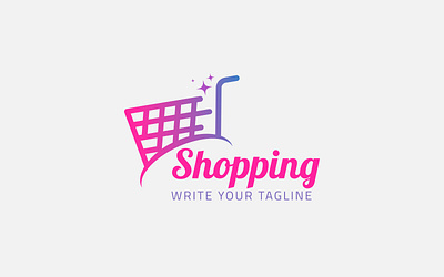 Shopping Logo Design Template icon