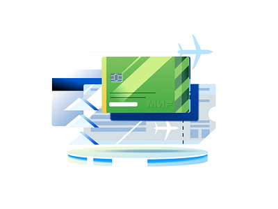Credit Card – Vector Illustration bank banking branding credit credit card design graphic design illustration journey travel ui vector