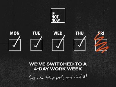 4 day weeks are the best weeks... 4 day week 4 day work week black business enterprise grain grit orange productivity social texture wellbeing work life balance