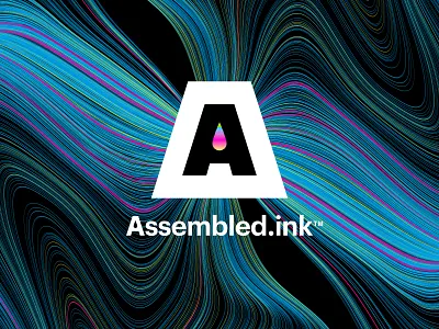 Assembled.ink Logo adobe illustrator brand branding changethethought denver design graphic design illustration ink logo logo design spectrum typography vector vector graphics vector logo