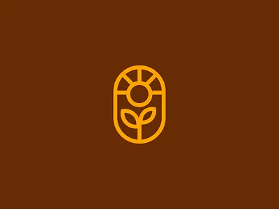 fresh brand branding bread brown burn color fresh hot illustration logo soil sunshine vector yellow