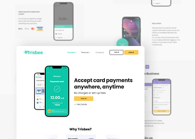 Trisbee Homepage Redesign app design graphic design ui ux