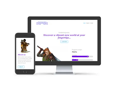 Tenorans | Web Design brand branding clean design graphic design illustration interface logo magic minimal rpg strategy tenorans ui vector web website