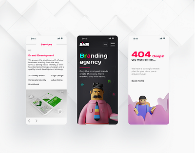 SHB Branding agency branding design design system figma illustration logo ui ux