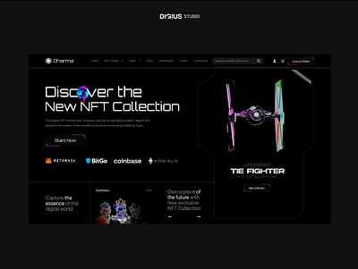 Dharma NFT Landing nft app nft landing nft ui ui